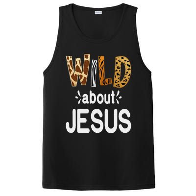 Wild About Jesus Christian And Jesus Believer PosiCharge Competitor Tank