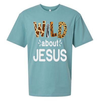 Wild About Jesus Christian And Jesus Believer Sueded Cloud Jersey T-Shirt