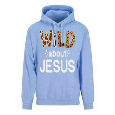 Wild About Jesus Christian And Jesus Believer Unisex Surf Hoodie