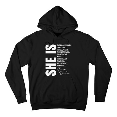 Woman Affirmation Juneteenth Freedom Day Black History Month Hoodie