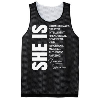 Woman Affirmation Juneteenth Freedom Day Black History Month Mesh Reversible Basketball Jersey Tank