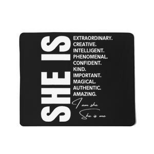 Woman Affirmation Juneteenth Freedom Day Black History Month Mousepad