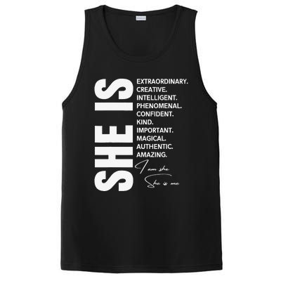 Woman Affirmation Juneteenth Freedom Day Black History Month PosiCharge Competitor Tank