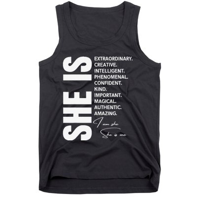 Woman Affirmation Juneteenth Freedom Day Black History Month Tank Top