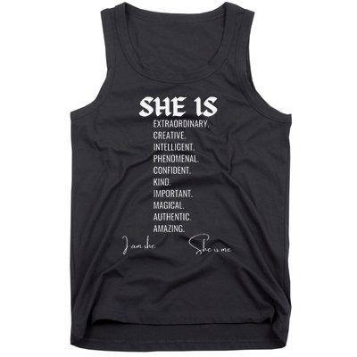 Woman Affirmation Juneteenth Freedom Day Black History Month Tank Top