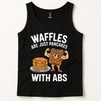 Waffles Are Just Pancakes With Abs Funny Breakfast Tank Top