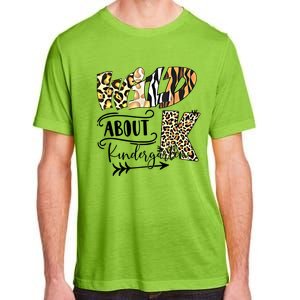 Wild About Kindergarten Back To School Gift For Teacher Cool Gift Adult ChromaSoft Performance T-Shirt