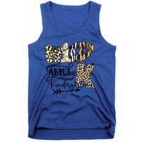 Wild About Kindergarten Back To School Gift For Teacher Cool Gift Tank Top