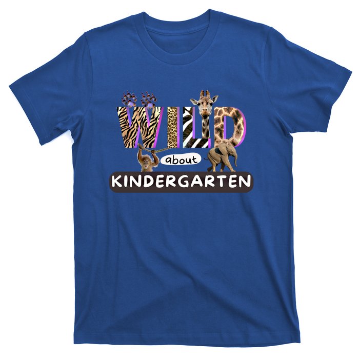 Wild About Kindergarten Back To School Student Or Teacher Gift T-Shirt