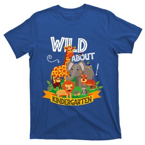 Wild About Kindergarten Funny Preschool Zoo Gift T-Shirt