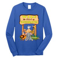 Wild About Kindergarten Funny Safari Zoo Preschool Meaningful Gift Long Sleeve Shirt