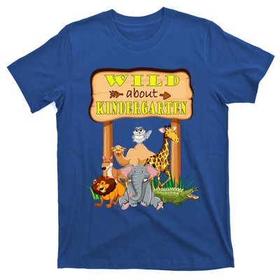 Wild About Kindergarten Funny Safari Zoo Preschool Meaningful Gift T-Shirt