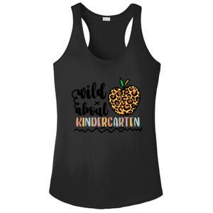 Wild About Kindergarten Leopard Back To School Teacher's Day Gift Ladies PosiCharge Competitor Racerback Tank