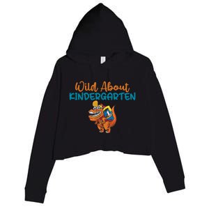 Wild About Kindergarten Gift Crop Fleece Hoodie