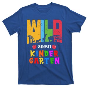 Wild About Kindergarten Teacher Back To School Gift T-Shirt