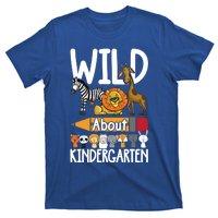 Wild About Kindergarten Back To School Teacher Student Gift T-Shirt