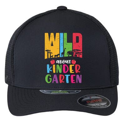 Wild About Kindergarten Cute Kindergarten Cute Gift Flexfit Unipanel Trucker Cap