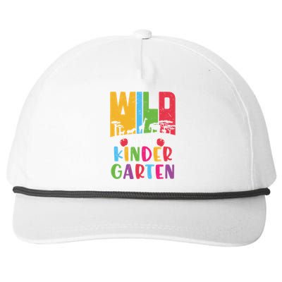 Wild About Kindergarten Cute Kindergarten Cute Gift Snapback Five-Panel Rope Hat