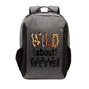 Wild About Kindergarten Teacher First Day Of Kindergarten Gift Vector Backpack