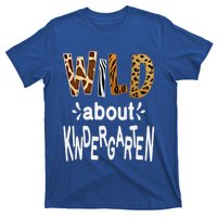 Wild About Kindergarten Teacher First Day Of Kindergarten Gift T-Shirt