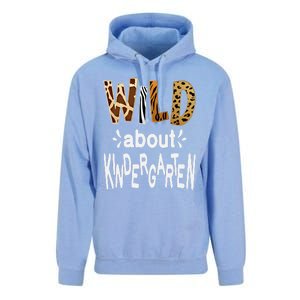 Wild About Kindergarten Teacher First Day Of Kindergarten Gift Unisex Surf Hoodie