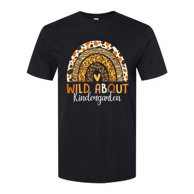 Wild About Kindergarten Back To School Leopard Rainbow Softstyle® CVC T-Shirt