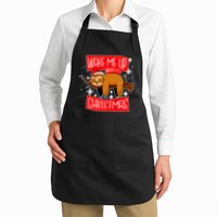 Wake Me Up When It's Christmas Funny Sloth Apron