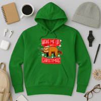 Wake Me Up When It's Christmas Funny Sloth Hoodie