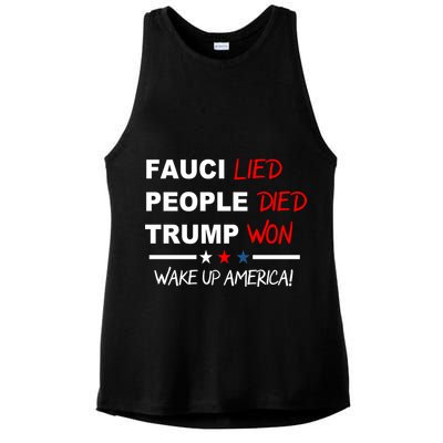 Wake Up America Ladies PosiCharge Tri-Blend Wicking Tank