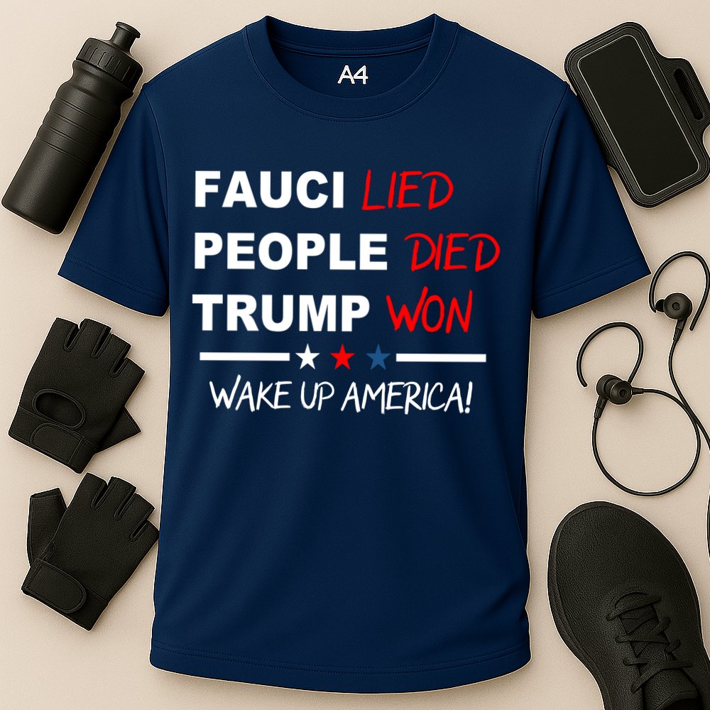 Wake Up America Cooling Performance Crew T-Shirt