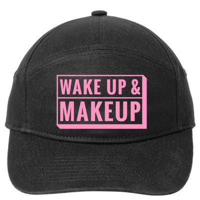 Wake Up And Makeup 7-Panel Snapback Hat