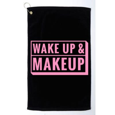 Wake Up And Makeup Platinum Collection Golf Towel