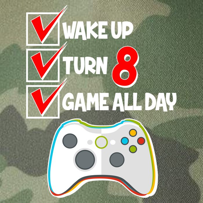 Wake Up Turn Eight Game All Day 8th Birthday Legacy Tie Dye Trucker Hat