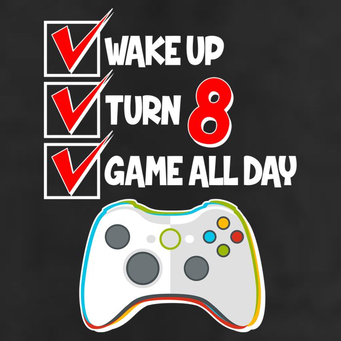 Wake Up Turn Eight Game All Day 8th Birthday Adult Drive Performance Visor
