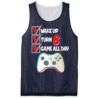 Wake Up Turn Eight Game All Day 8th Birthday Mesh Reversible Basketball Jersey Tank