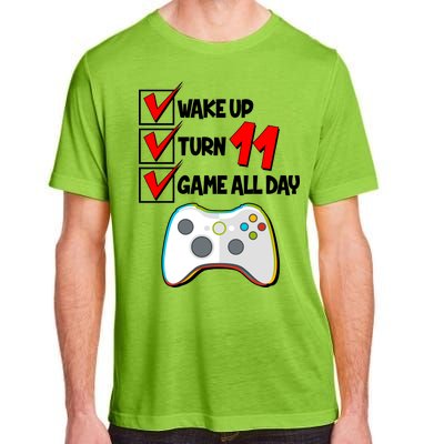 Wake Up Turn Eleven Game All Day 11th Birthday Adult ChromaSoft Performance T-Shirt