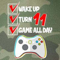 Wake Up Turn Eleven Game All Day 11th Birthday Legacy Tie Dye Trucker Hat