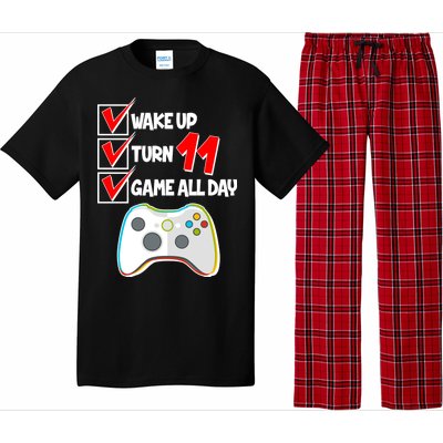 Wake Up Turn Eleven Game All Day 11th Birthday Pajama Set