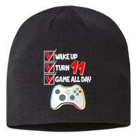 Wake Up Turn Eleven Game All Day 11th Birthday Sustainable Beanie