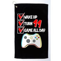 Wake Up Turn Eleven Game All Day 11th Birthday Golf Towel