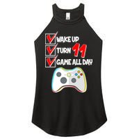 Wake Up Turn Eleven Game All Day 11th Birthday Women's Perfect Tri Rocker Tank