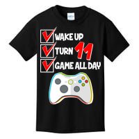 Wake Up Turn Eleven Game All Day 11th Birthday Kids T-Shirt