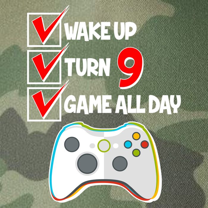 Wake Up Turn Nine Game All Day 9th Birthday Legacy Tie Dye Trucker Hat