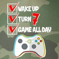 Wake Up Turn Seven Game All Day 7th Birthday Legacy Tie Dye Trucker Hat