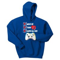 Wake Up Turn Ten Game All Day 10th Birthday Kids Hoodie