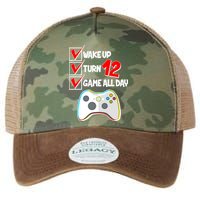 Wake Up Turn Twelve Game All Day 12th Birthday Legacy Tie Dye Trucker Hat