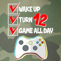 Wake Up Turn Twelve Game All Day 12th Birthday Legacy Tie Dye Trucker Hat