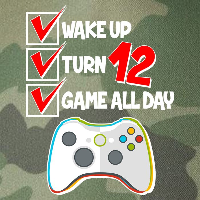 Wake Up Turn Twelve Game All Day 12th Birthday Legacy Tie Dye Trucker Hat