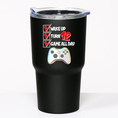 Wake Up Turn Twelve Game All Day 12th Birthday Tumbler