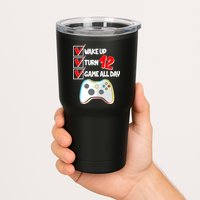 Wake Up Turn Twelve Game All Day 12th Birthday Tumbler